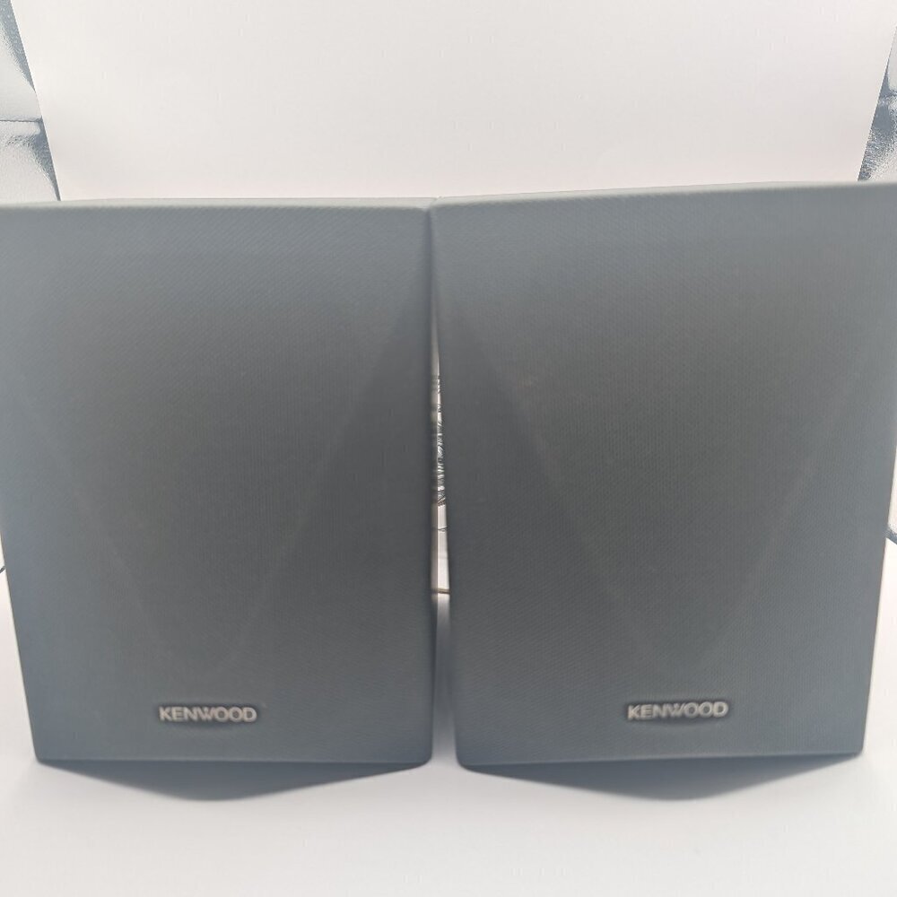 Kenwood CRS-15 Rear Speakers 40W 8 Ohm Surround Sound Wall Socket - TESTED